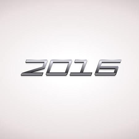 Happy New 2016 Year Greetings Card