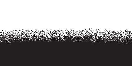 Black and white pixel dots backgroundのイラスト素材