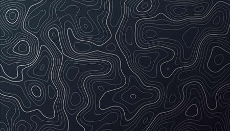 Topographic map contour lines backgroundのイラスト素材
