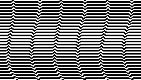 Black and white optical illusion backgroundのイラスト素材