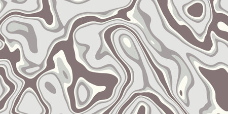 Hand drawn flat psychedelic groovy backgroundのイラスト素材