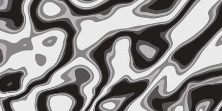 Hand drawn flat psychedelic groovy background