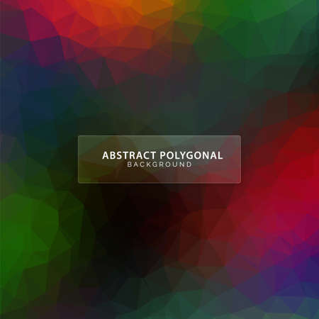 Colorful low poly polygonal background designのイラスト素材