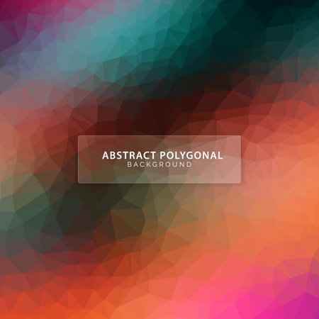 Polygonal abstract background with triangle shapesのイラスト素材
