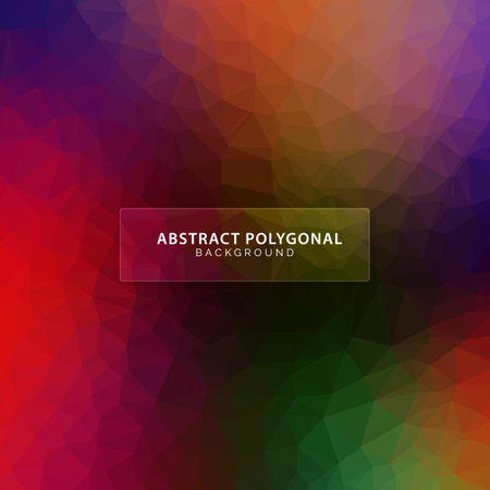 Colorful low poly polygonal background designのイラスト素材