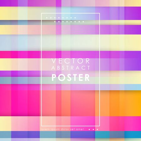 Abstract lined tech background. Futuristic light interface. Vector illustration with transparent geometric shapesのイラスト素材