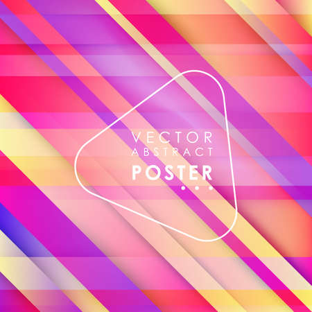 Abstract lined tech background. Futuristic light interface. illustration with transparent geometric shapesのイラスト素材