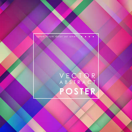 Abstract lined tech background. Futuristic light interface. illustration with transparent geometric shapesのイラスト素材