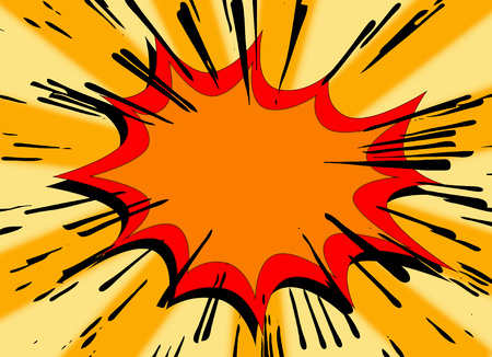 Cartoon Explosion Drawingの写真素材