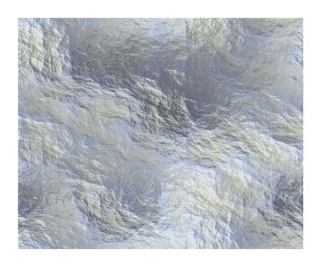 A 3D rendered illustration of clear glassy ice-like water surface texture imitating surface movement.の写真素材
