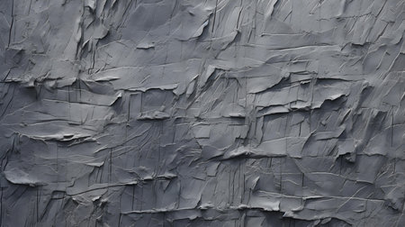 Paint Texture in slate gray Colors with visible Brush Strokes. Artistic background on a concrete wall.の素材