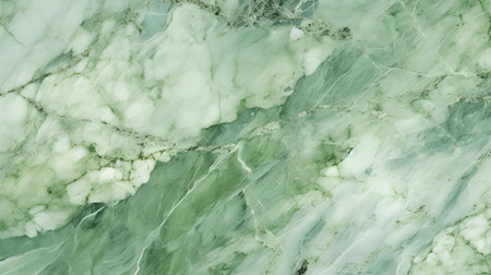 Elegant marble texture in light green colors. Luxury panoramic background.の素材