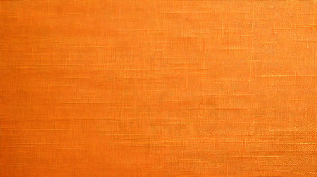 Close Up of a Canvas Fabric Texture in Orange Colors. Seamless wallpaper backgroundの素材