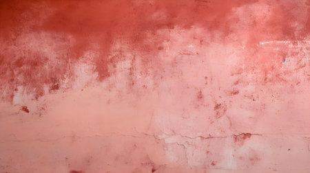 Close up of a concrete wall in light red colors. Vintage backgroundの素材