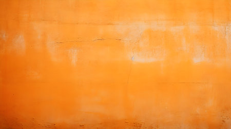 Close up of a concrete wall in orange colors. Vintage backgroundの素材