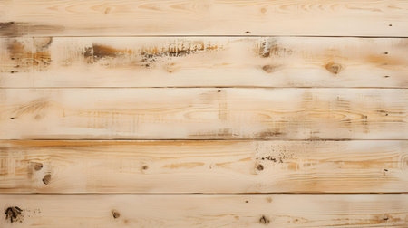 Close up of beige painted wooden planks. Wooden background textureの素材