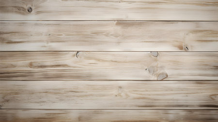 Close up of beige painted wooden planks. Wooden background textureの素材