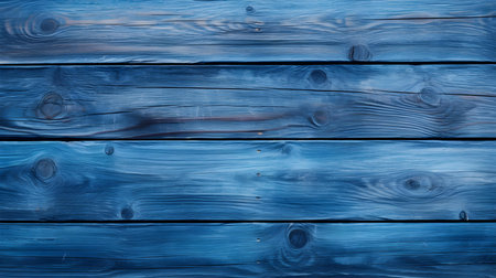 Close up of blue painted wooden planks. Wooden background textureの素材