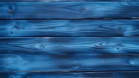 Close up of blue painted wooden planks. Wooden background textureの素材