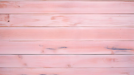Close up of blush painted wooden planks. Wooden background textureの素材