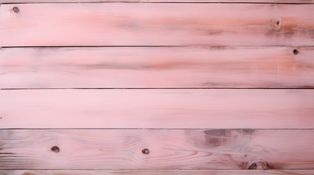 Close up of blush painted wooden planks. Wooden background textureの素材