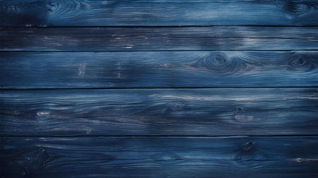 Close up of dark blue painted wooden planks. Wooden background textureの素材