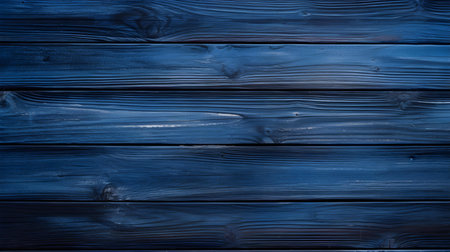 Close up of dark blue painted wooden planks. Wooden background textureの素材
