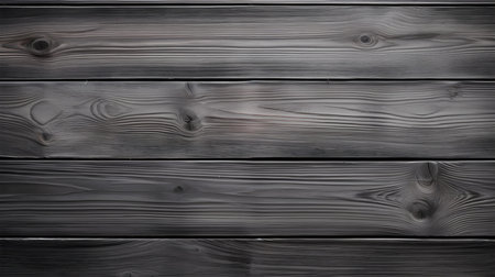 Close up of dark gray painted wooden planks. Wooden background textureの素材