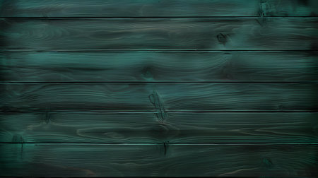 Close up of dark green painted wooden planks. Wooden background textureの素材