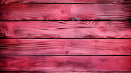 Close up of dark pink painted wooden planks. Wooden background textureの素材