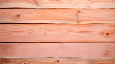 Close up of peach painted wooden planks. Wooden background textureの素材