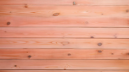 Close up of peach painted wooden planks. Wooden background textureの素材