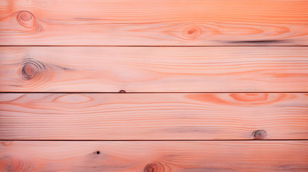 Close up of peach painted wooden planks. Wooden background textureの素材