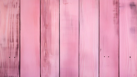 Close up of pink painted wooden planks. Wooden background textureの素材