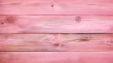 Close up of pink painted wooden planks. Wooden background textureの素材