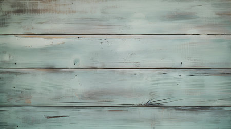 Close up of sage painted wooden planks. Wooden background textureの素材