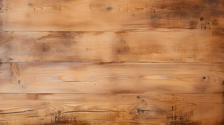 Close up of tan painted wooden planks. Wooden background textureの素材