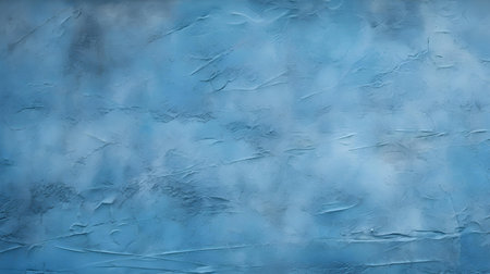 Close up of a plaster wall in blue colors. Antique backgroundの素材
