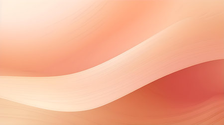 Gradient background in beige colors with soft waves. Elegant display wallpapersの素材