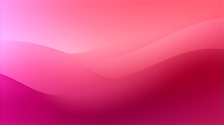Gradient background in hot pink colors with soft waves. Elegant display wallpapersの素材