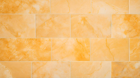 Pattern of marble tiles in light orange colors. Top viewの素材
