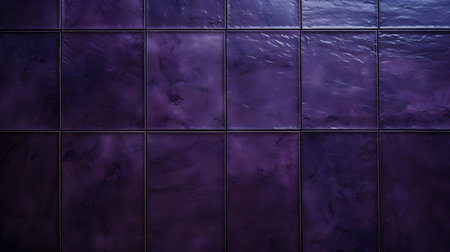 Pattern of Ceramic Tiles in dark purple colors. Top viewの素材