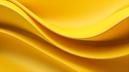 Abstract 3D Background of soft Waves in light yellow Colors. Elegant wallpapersの素材