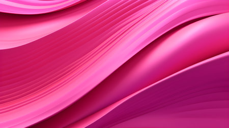 Abstract 3D Background of soft Waves in hot pink Colors. Elegant wallpapersの素材
