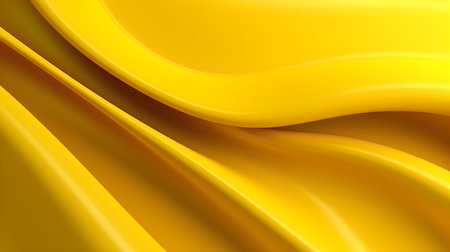 Abstract 3D Background of soft Waves in yellow Colors. Elegant wallpapersの素材