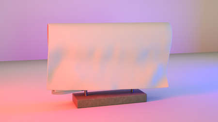 3d rendered billboard mockup