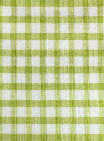 checkered green  kitchen towel for background