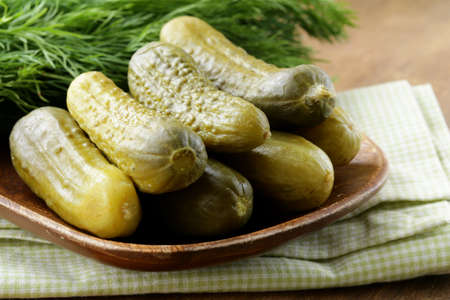 Pickles salted cucumbers pickled vegetables still-life の写真素材