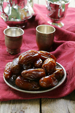 Traditional oriental dessert sweet dried dates