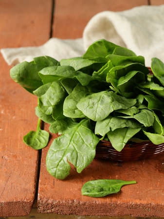 fresh green spinach organic healthy and wholesome food